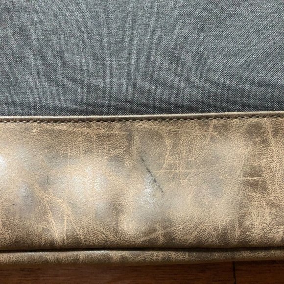 SOLO New York Urban Nomad Fully Padded 15.6" Laptop Briefcase Gray & Bro… - Picture 9 of 11